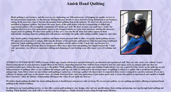 Desktop Screenshot of amishhandquilting.com